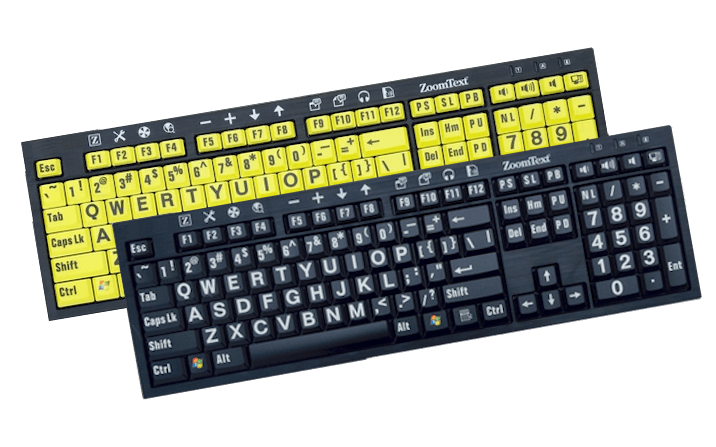 ZoomText Keyboard Large-Print