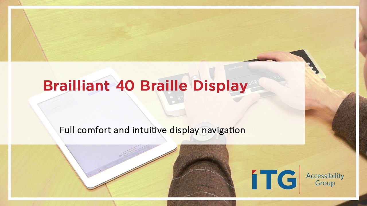 Brailliant 40 Braille Display