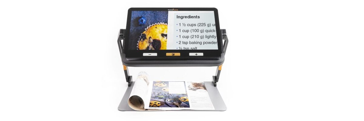 Explore 12 Portable magnifier in his stand